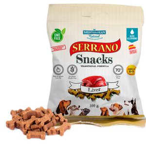 Serrano Snacks para perros bolsa higado Mediterranean Natural .jpg