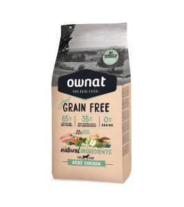ow just grain free adult chicken dog saco front l .jpg